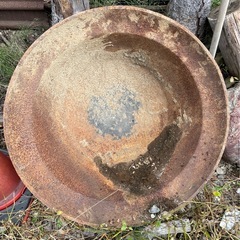 鉄鍋　大型　鉄釜の画像