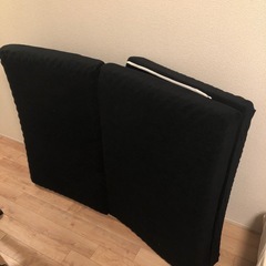 マットレス黒の画像