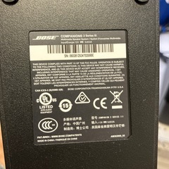 ペアスピーカー　BOSE COMPANION2series
の画像