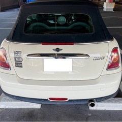 ミニクーパー　コンバーチブルR57 ペッパーホワイト　72000kmの画像