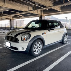 ミニクーパー　コンバーチブルR57 ペッパーホワイト　72000kmの画像