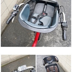  {受付中}🔴⭐️超特価⭐🔴電動自転車 ブリヂストン 20インチ 子供乗せ アシスト 中古 102202の画像