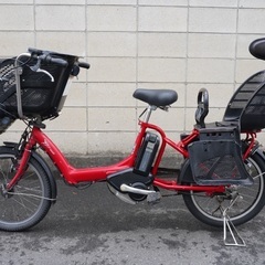  {受付中}🔴⭐️超特価⭐🔴電動自転車 ブリヂストン 20インチ 子供乗せ アシスト 中古 102202の画像