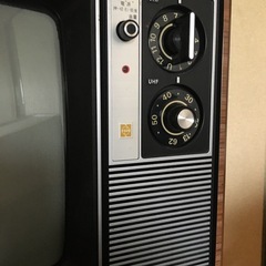 昭和レトロ ブラウン管カラーTVの画像