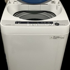 全自動洗濯機 SHARP 5.5kgの画像