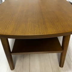 【今月まで
】ほぼ新品！折れ脚ローテーブル！9月6日に購入したばかり！の画像