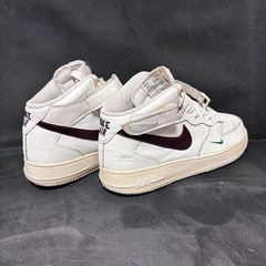 【修復歴あり】NIKE AIR FORCE 1 MID '07 LV8 40TH ANNIVERSARY SAIL BROWN BASALTの画像