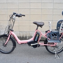 {受付中}🔴⭐️超特価⭐🔴 電動自転車 ブリヂストン 20インチ 子供乗せ 中古 101003の画像