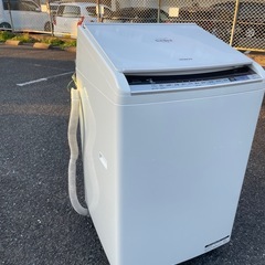 北九州市内配送無料　保証付き BW-DV80B-W 縦型洗濯乾燥機 ビートウォッシュ ホワイト [洗濯8.0kg /乾燥4.5kg /ヒーター乾燥(水冷・除湿タイプ) /上開き] の画像