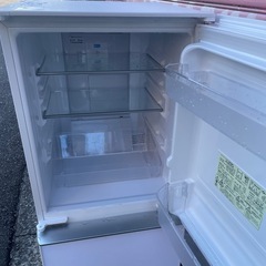北九州市内配送設置無料　保証付き シャープ SHARP 冷蔵庫 （137L・つけかえどっちもドア） 2ドア クリアホワイト SJ-GD14C-Wの画像