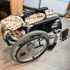 カワムラサイクル 自走・介助両用 車いす 車椅子 100kgまで アルミフレーム 背折れ 折りたたみ式 ★買取帝国 志木店の画像