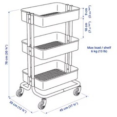IKEA ワゴン　の画像