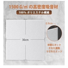 【取引中】吸音パネル　新品未使用 の画像