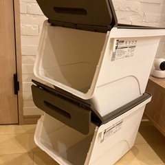 収納ボックス　２個セットの画像