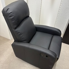1名掛革張りリクライニングチェア
の画像
