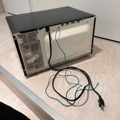 決定済 ジャンク SHARP 電子レンジ 730W 黒の画像