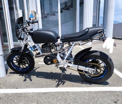 エイプ91cc手元17（レース車両に保安部品を付け公道仕様にカスタム）