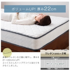 ダブル　マットレスのみの画像