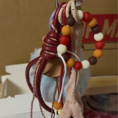 頭ラブブ キーホルダーの画像