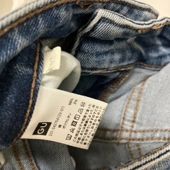 GU デニムパンツ　ズボンの画像