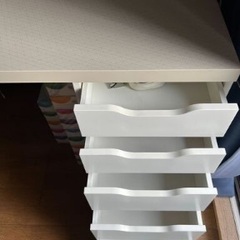 IKEA デスク LAGKAPTEN ラグカプテン ALEX アレクス　120x60 cmの画像