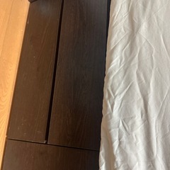 【引き取り予定者決定】シングルショートベッド5段ひきだしつき引出し付きの画像