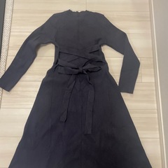 リブニットワンピースの画像