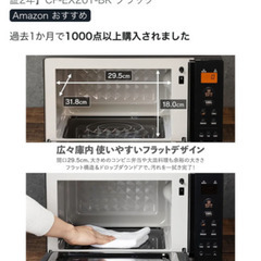 電子レンジ17L2025年製の画像