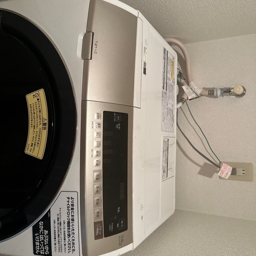 2019年製HITACHI洗濯乾燥機　風アイロンBIGDRUM