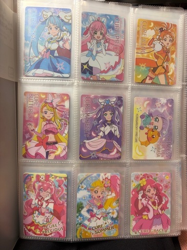 プリキュアウエハース　10弾＋オールスターFキラキラカードグミ　フルコンプセット