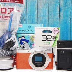 ショット数 877回！ LUMIX DMC-GF9 Wi-Fi ミラーレス 橙の画像