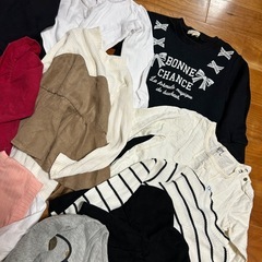 90-100cm 女の子　トップス　ロンT 11点　まとめて　グローバルワークの画像