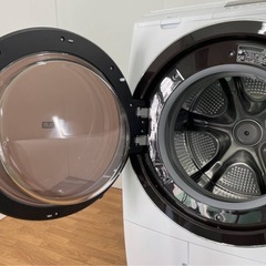 超破格💎2022年購入HITACHI/日立ドラム式洗濯乾燥機　BD-SG100G　配達無料！の画像