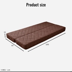 折りたたみベッドマット
の画像