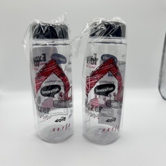 重機デザイン クリアボトル 2本セット（未使用・新品）
の画像