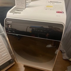 美品　シャープ　新型機種ES-X11A-SL 2024年購入　ドラム式洗濯乾燥　洗濯11k 乾燥6kの画像