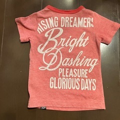 キッズ　赤Tシャツ　100cmの画像
