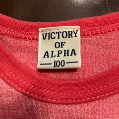 キッズ　赤Tシャツ　100cmの画像