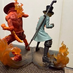 エース　サボ　フィギュアの画像