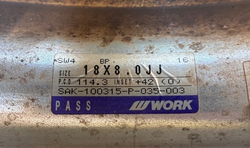 WORK   シュバート SW4 18インチ