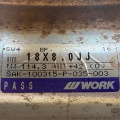 WORK   シュバート SW4 18インチの画像