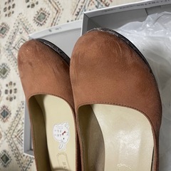 チャンキーヒール　ストラップ　パンプスの画像