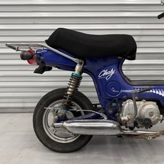 ホンダシャリィ CF503速リターン 16644km角目12V エンジン実働72ccボアップ書類あり【動画あり】原付 シャリー Chaly 本田 HONDAの画像