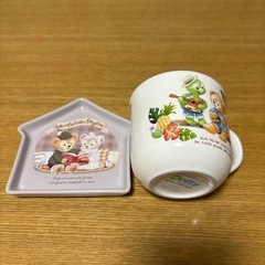 ディズニー　ダッフィー＆フレンズ　マグカップ＆ミニプレートの画像