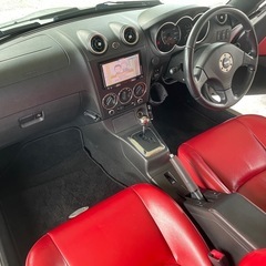 コペン！車検付き！レッドレザー！15インチアルミ！ナビテレビ！青森岩手秋田の画像