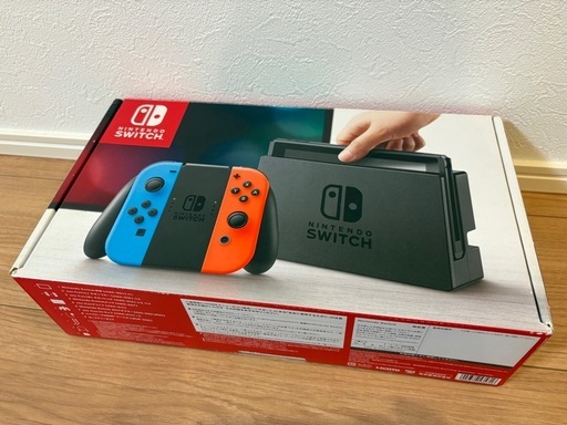 Nintendo Switch 本体 赤/青　ソフト付き