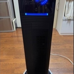 温風機　扇風機　送風と温風両方　タワーファンの画像