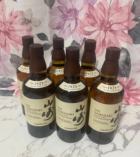 サントリー 山崎 シングルモルト　ウイスキー  6本セット