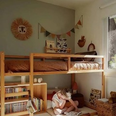 キューラ 2段ベッド 〔分解済み・受け渡し簡単〕 の画像