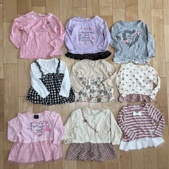 ベビー服90まとめ売り秋冬服のみ５０着の画像